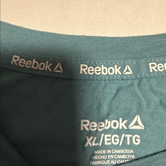 Reebok Teal Crew Neck Tee - Picture 2 of 5
